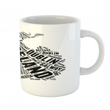 Modern City Names Theme Mug