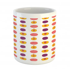 Tasty Food Choices Plum Peach Mug