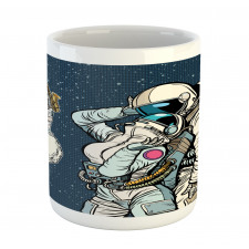 Romantic Couple in Space Mug