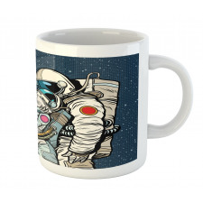 Romantic Couple in Space Mug