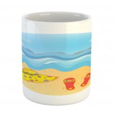 Minimal Doodle Ocean Mug