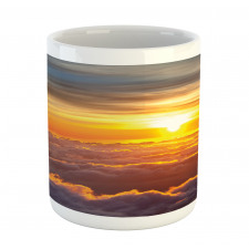 Sunset Scene on Clouds Mug