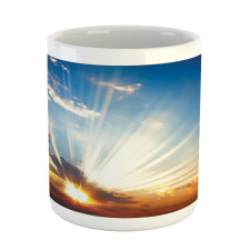 Sunbeams in Sky Scenery Mug