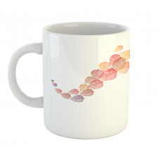 Flying Leaves Art Mug