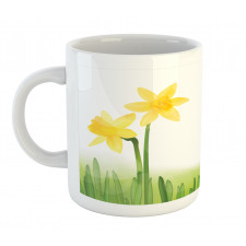 Daffodils with Grass Mug