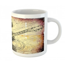 Guitar Virtoso Sketchy Mug