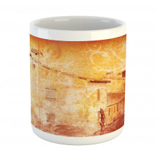 Retro French Street Mug