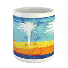 Tropic Beach Palms Mug