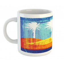 Tropic Beach Palms Mug