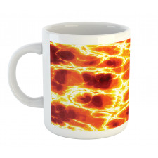 Hot Burning Lava Fire Mug