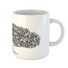 Engraved Style Apple Tree Mug