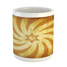 Grunge Star Sunrays Mug