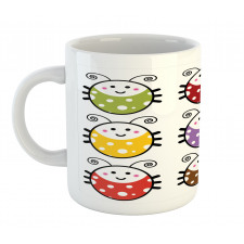 Smiling Ladybugs Set Mug