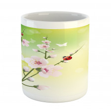 Blossoms Ladybugs Spring Mug