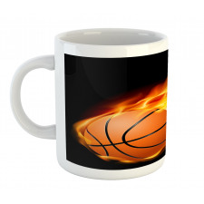 Basketball Fire Shoot Mug