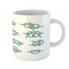 Maritime Rope Knots Art Mug