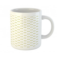 Minimal Flowers Nature Art Mug