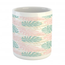 Bicolour Monstera Leaves Mug