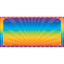 Retro Rainbow Colored Frame Mug