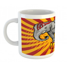 Show Animal Elephant Pop Art Mug