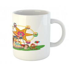 Clowns and Children Fun Art Mug