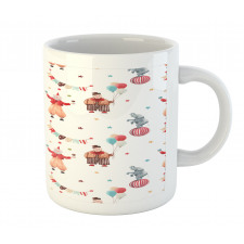 Watercolor Nursery Clowns Mug