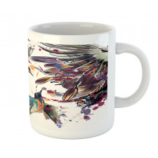 Lily Birds Watercolor Mug