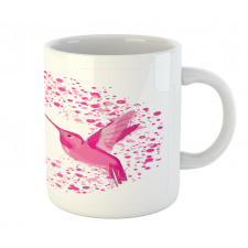 Hummingbird Flower Dots Mug