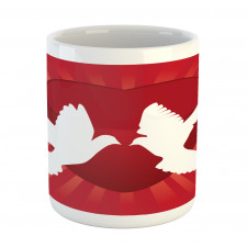 Doves Peace Symbol Romantic Mug