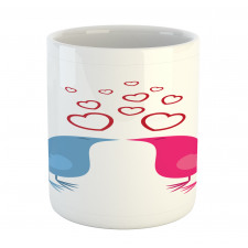 Birds Heart Symbols Romance Mug