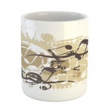 Treble Chef Halftone Motifs Mug