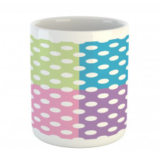 Polka Dots Patchwork Mug