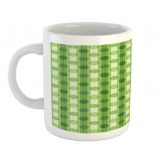 Polka Dots Striped Retro Mug