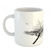 Tree Flying Birds Mug