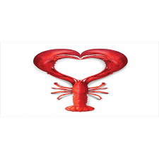 Seafood Lobster Heart Mug