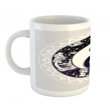 Ying Yang Boho Art Mug