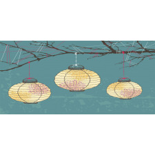 Lanterns Hanging on Tree Mug