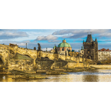 Czech Antique Castle Mug