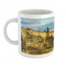 Czech Antique Castle Mug