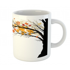 Trees with Dried Leaves Mug