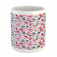 Ornate Swirls Tulip Art Mug