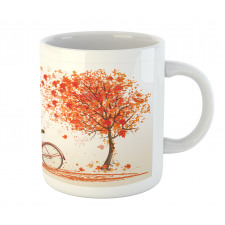 Orange Autumn Tree Mug