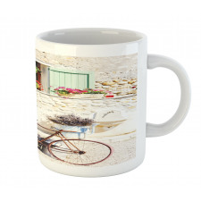 Bike Flower Countryside Mug