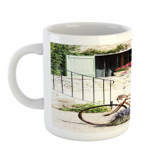 Bike Flower Countryside Mug