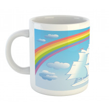 Motivational Ship Rainbow Mug
