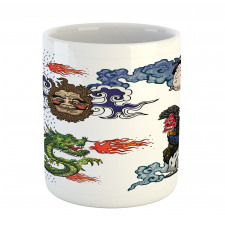 Manga Style Dragon Mug