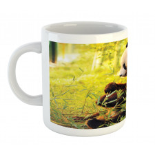 Panda Sitting in Forest Mug