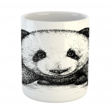 Baby Panda Bear Sketch Mug