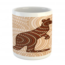 Kangaroo with Dots Mug