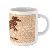 Kangaroo with Dots Mug